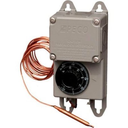 PECO PECO Industrial Temperature Controller TRF115-007 Tmp. Range -30°-100°F Rmt. Bulb Nema 4X 69320